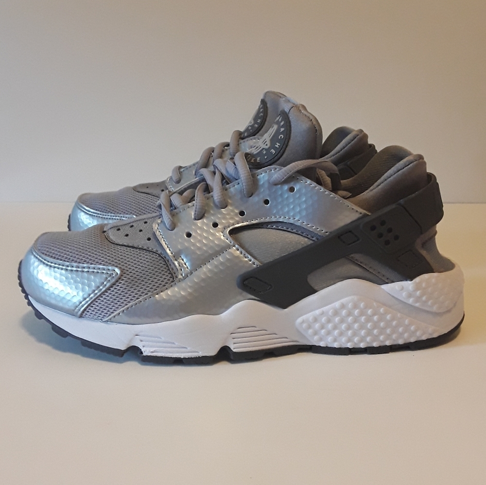 SOLD Nike Air Huarache Run Silver Women's Shoes